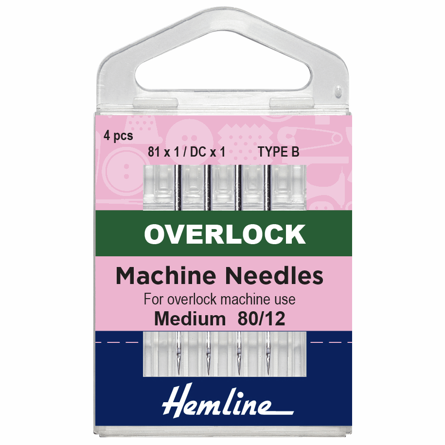 H107.B Overlock Machine Needle - For needle system 81x1 or DCx1 - Size 80/12 